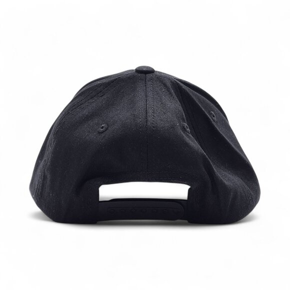 ​UFC Rectangle Flag Tokyo Time Adjustable Baseball Black Hat -NEW - Picture 3 of 5